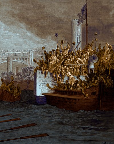 De race door Gustave Doré door Gustave Dore